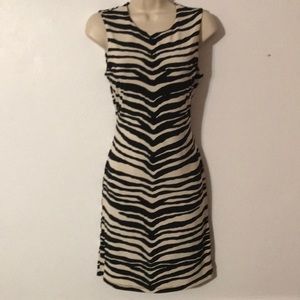 Zebra print dress